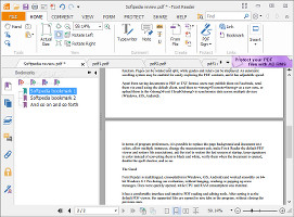 Showing bookmarks in Foxit Reader